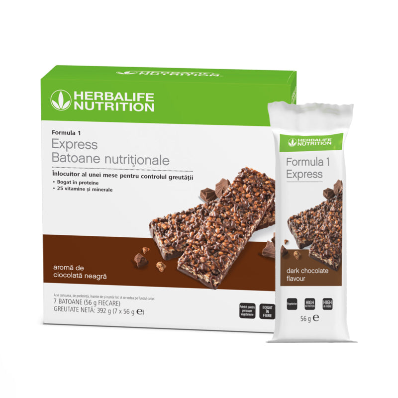 Formula 1 Express Batoane Nutriționale cu aromă de Merișoare Și Ciocolată Albă 392gr (7x56g)