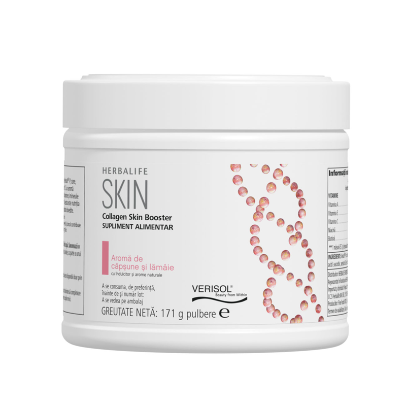 Collagen SKIN Booster Căpșune și lămâie 171 g