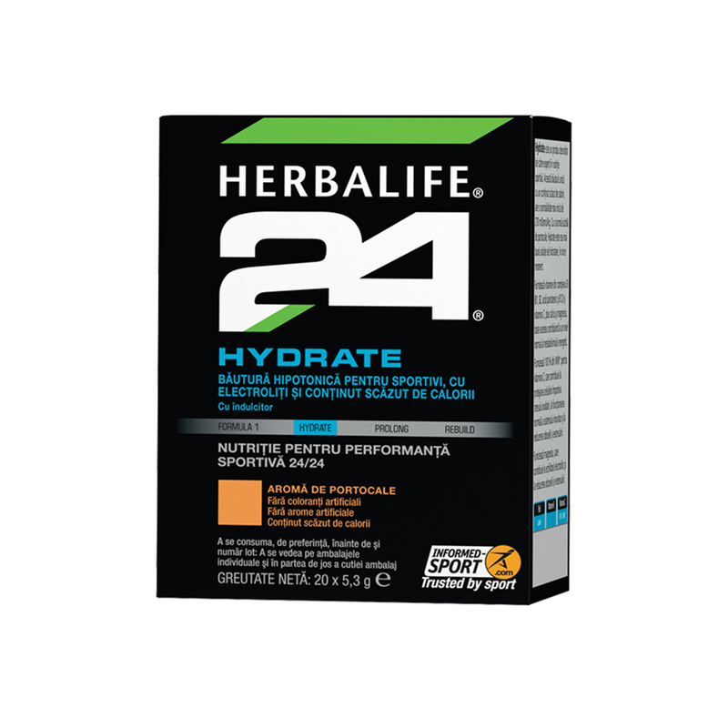 Herbalife24® Hydrate aromă de portocale 20 de pliculețe